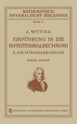 bokomslag Einfhrung in die Infinitesimalrechnung