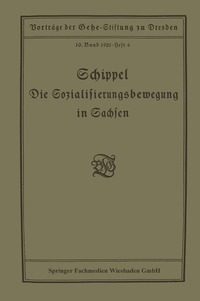bokomslag Die Sozialisierungsbewegung in Sachsen