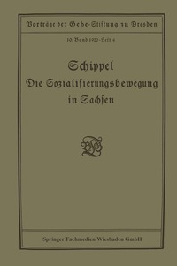 bokomslag Die Sozialisierungsbewegung in Sachsen