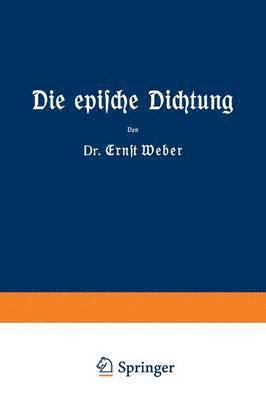 Die epische Dichtung 1