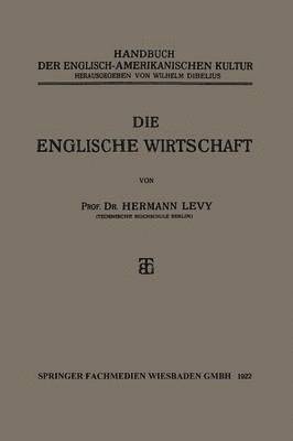 bokomslag Die Englische Wirtschaft