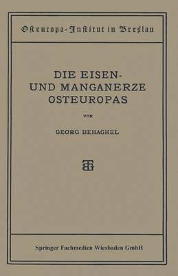 bokomslag Die Eisen- und Manganerze Osteuropas