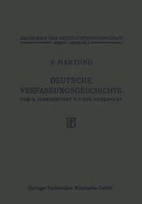 bokomslag Deutsche Verfassungsgeschichte vom 15. Jahrhundert bis zur Gegenwart