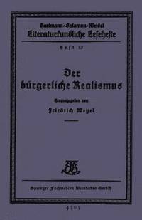 bokomslag Der bürgerliche Realismus