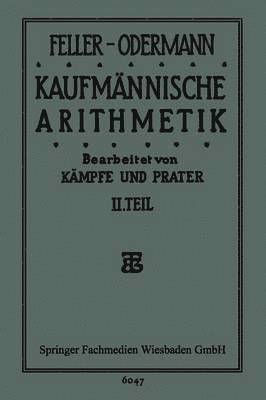 bokomslag Das Ganze der Kaufmännischen Arithmetik