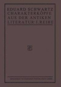 bokomslag Charakterkpfe aus der Antiken Literatur