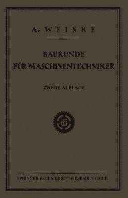 Baukunde fr Maschinentechniker 1