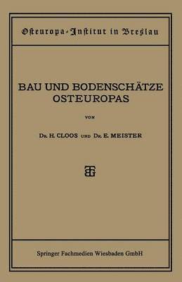 bokomslag Bau und Bodenschtze Osteuropas