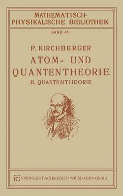 Atom- und Quantentheorie 1