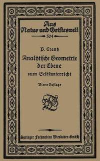 bokomslag Analytische Geometrie der Ebene zum Selbstunterricht