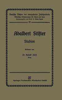 bokomslag Adalbert Stifter