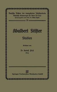 bokomslag Adalbert Stifter