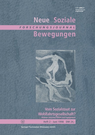 Ansgar Klein, Jupp Legrand, Thomas Leif - Vom Sozialstaat zur Wohlfahrtsgesellschaft?, Häftad
