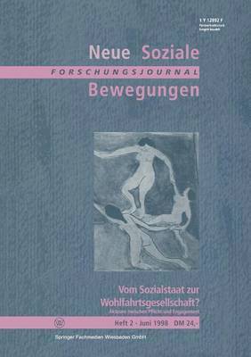 bokomslag Vom Sozialstaat zur Wohlfahrtsgesellschaft?