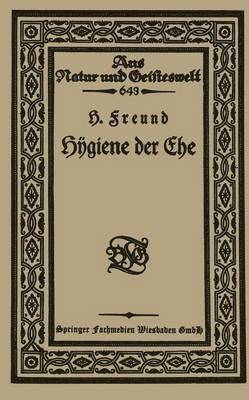 bokomslag H¿giene der Ehe