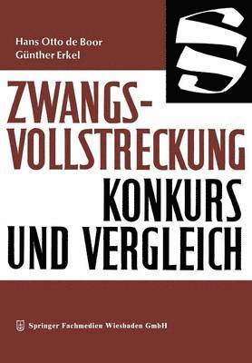 bokomslag Zwangsvollstreckung Konkurs und Vergleich