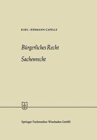 bokomslag Bürgerliches Recht Sachenrecht