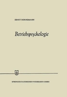 bokomslag Betriebspsychologie