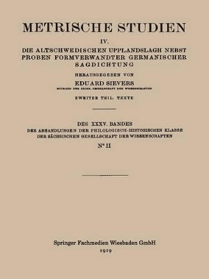 Metrische Studien 1