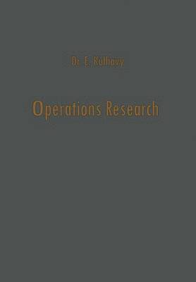 Ernest Kulhavy - Operations Research, Häftad