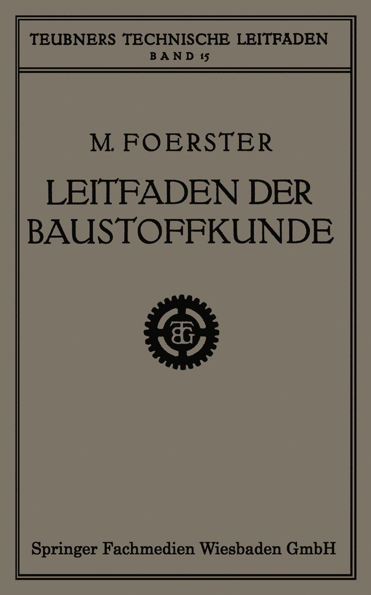 Leitfaden der Baustoffkunde 1