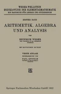 bokomslag Arithmetik, Algebra und Analysis