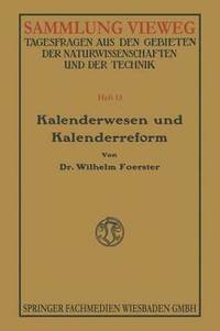 bokomslag Kalenderwesen und Kalenderreform