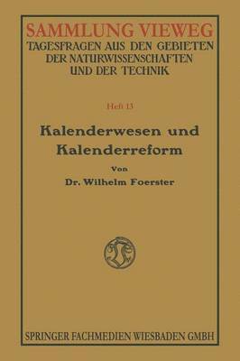 Kalenderwesen und Kalenderreform 1