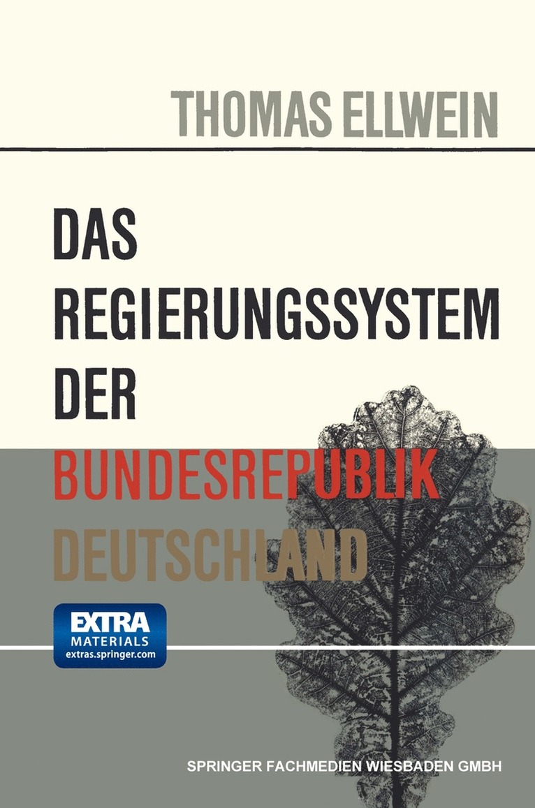 Thomas Ellwein - Das Regierungssystem der Bundesrepublik Deutschland, Häftad