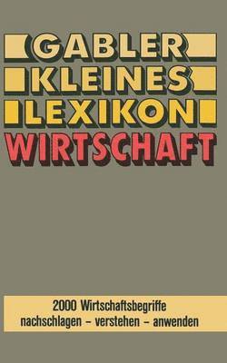 Gabler Kleines Lexikon Wirtschaft 1