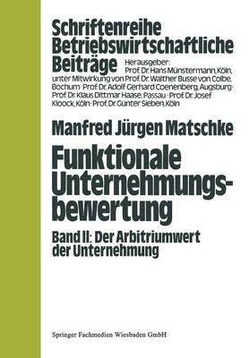 Funktionale Unternehmungsbewertung 1