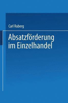 bokomslag Absatzfrderung im Einzelhandel