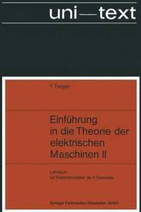 bokomslag Einführung in die Theorie der elektrischen Maschinen II