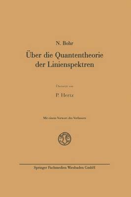 bokomslag ber die Quantentheorie der Linienspektren