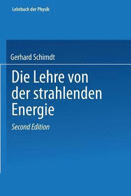 bokomslag Die Lehre von der strahlenden Energie