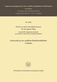 bokomslag Untersuchung von zeitlichen Reaktionsabläufen in Gasen