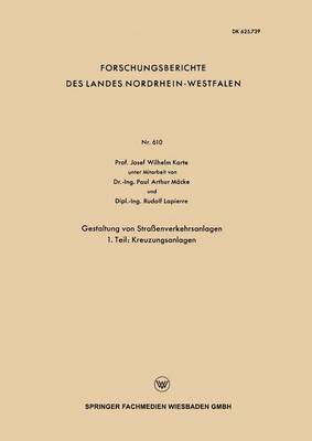 bokomslag Gestaltung von Straßenverkehrsanlagen