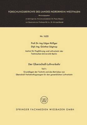 Der Überschall-Luftverkehr