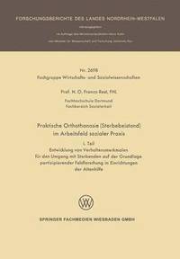 bokomslag Praktische Orthothanasie (Sterbebeistand) Im Arbeitsfeld Sozialer PRAXIS: I. Teil Entwicklung Von Verhaltensmerkmalen Für Den Umgang Mit Sterbenden Au
