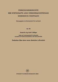 bokomslag Gedanken über einen neuen deutschen Luftverkehr
