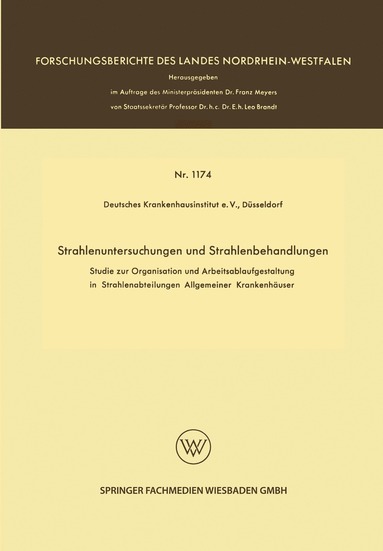 bokomslag Strahlenuntersuchungen und Strahlenbehandlungen