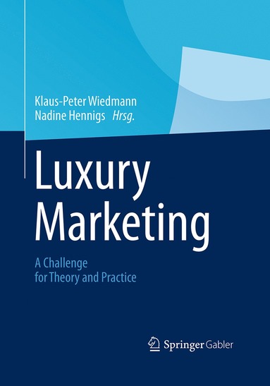 bokomslag Luxury Marketing