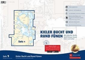 Sportbootkarten Satz 1: Kieler Bucht und Rund Fünen (Ausgabe 2024) 1