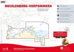 Sportbootkarten Satz 2: Mecklenburg-Vorpommern (Ausgabe 2024) 1
