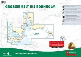Sportbootkarten Satz 4: Großer Belt bis Bornholm (Ausgabe 2024) 1