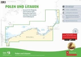 Sportbootkarten Satz 13: Polen und Litauen (Ausgabe 2024/2025) 1