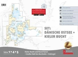 Sportbootkarten Satz 1, 4 und 5   Set: Dänische Ostsee und Kieler Bucht (Ausgabe 2024) 1