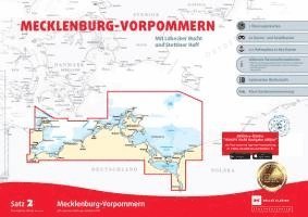 bokomslag Sportbootkarten Satz 2: Mecklenburg-Vorpommern (Ausgabe 2025)