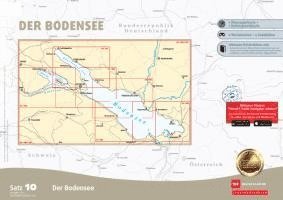 bokomslag Sportbootkarten Satz 10: Bodensee (Ausgabe 2025)