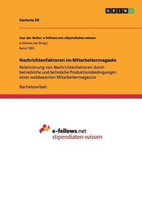 bokomslag Nachrichtenfaktoren im Mitarbeitermagazin